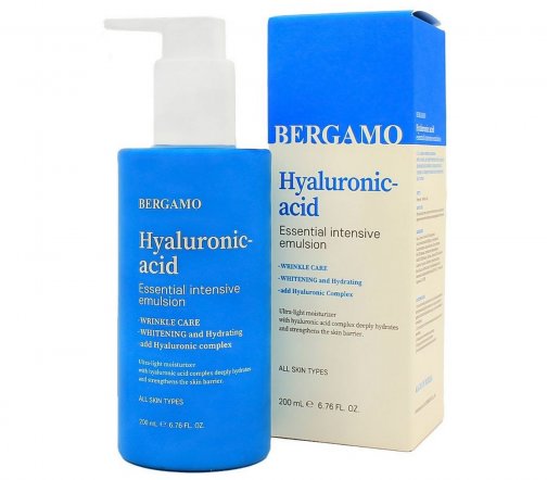 Bergamo Essential Intensive Эмульсия для лица Hyaluronic Acid 200мл