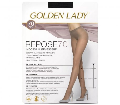 Golden Lady Колготки Repose 70 den 2-S Marron