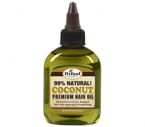 Difeel Масло для волос с кокосом Hair Oil Premium 99% Natural Coconut 75мл
