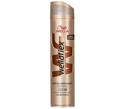 Wella Лак для волос Блеск и фиксация Суперсильная фиксация 250мл