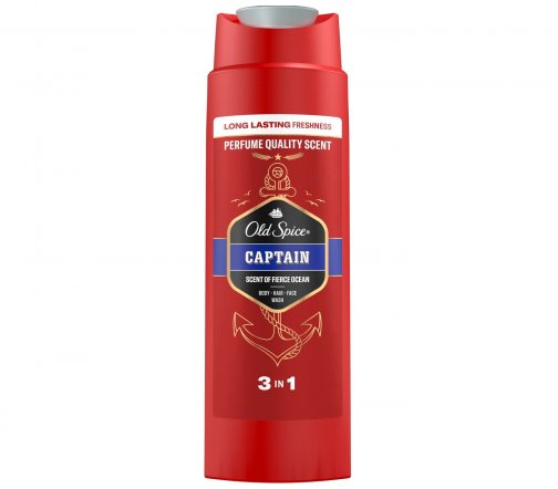 Old Spice Гель для душа+Шампунь 3в1 Captain