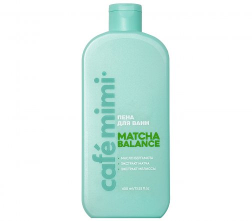 Cafe Mimi Colours Пена для ванн Matcha Balance 400мл