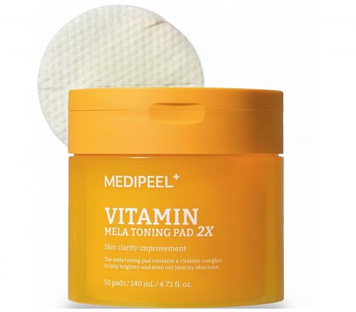 Medi-Peel Vitamin Mela Toning 2X Пэды витаминные для лица 50шт