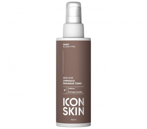 Icon Skin Тоник лимфодренажный для лица с троксерутином и кофеином Skin Gym 150мл
