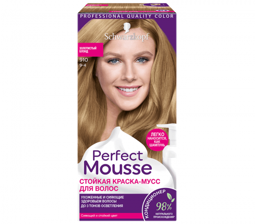 Schwarzkopf Perfect Mousse Краска для волос 910