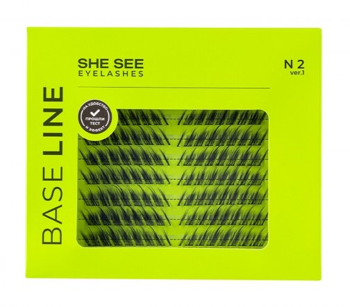 She See Набор накладных ресниц Base Line N2.1 Лиса