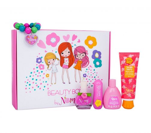 Nomi Набор детский Beauty Box №1 Лак+Жидкость для снятия лака+Бальзам+Крем для рук+Браслет