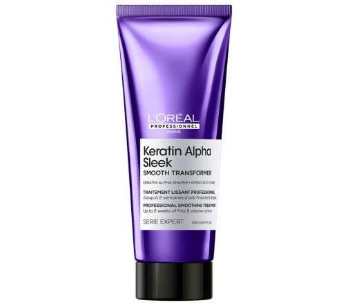 L'oreal Professionnel Keratin Alpha Sleek Уход смываемый разглаживающий для волос 200мл