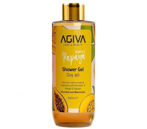 Agiva Гель для душа Манго и папайя 500мл