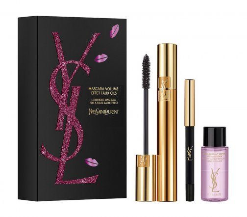 Yves Saint Laurent Набор Тушь для ресниц+Карандаш для глаз+Средство для снятия макияжа