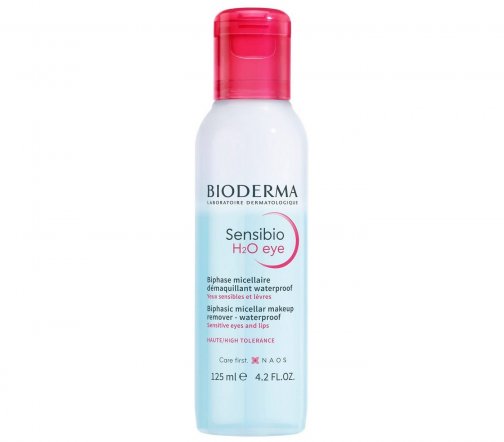 Bioderma Sensibio H2O (Сенсибио H2O) Средство двухфазное мицеллярное для очищения глаз и губ 125мл