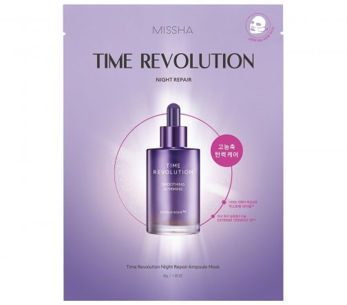 Missha Time Revolution Маска тканевая антивозрастная для лица с комплексом на основе бифидобактерий