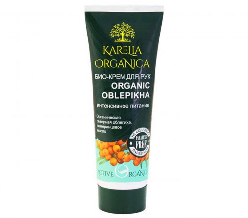 Karelia Organica Крем для рук Organic Oblepikha Интенсивное питание 75мл
