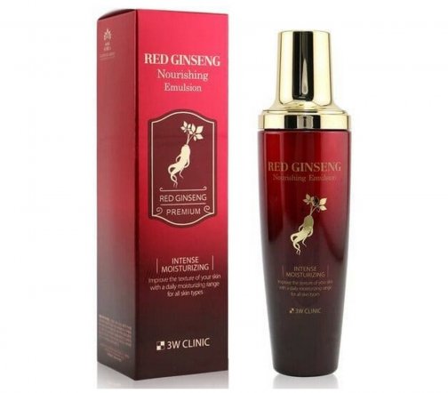 3W Clinic Red Ginseng Эмульсия для лица с экстрактом красного женьшеня 130мл