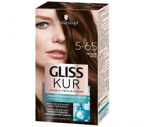 Schwarzkopf Gliss Kur Краска для волос уход и увлажнение 5-65