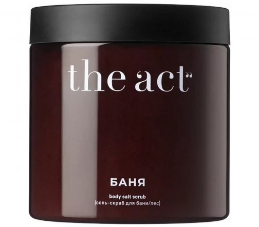 The Act Баня Соль-скраб для тела с маслами и ароматом трав и хвойного леса 500гр