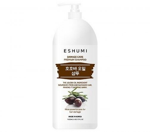 Eshumi Damage Care Premium Шампунь с маслом жожоба для поврежденных волос 1500мл