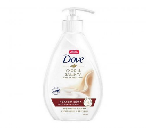 Dove Крем-мыло жидкое Нежный шелк 250мл