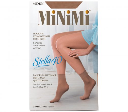Minimi Носки Stella 2 пары 40 den UNI caramello