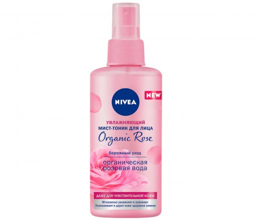 Nivea Мист-тоник увлажняющий Organic Rose 150мл