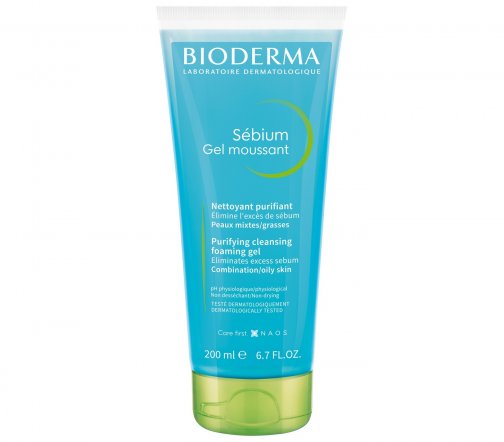 Bioderma Sebium (Себиум) Гель очищающий для комбинированной и жирной кожи