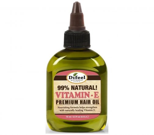 Difeel Масло для волос с витамином Е Hair Oil Premium 99% Natural Vitamin-E 75мл