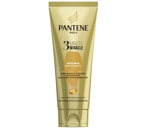 Pantene Интенсивное Восстановление Бальзам-ополаскиватель для волос 3 Minute Miracle 200мл