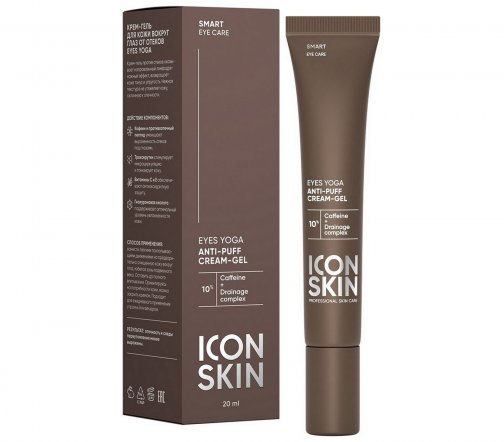 Icon Skin Крем-гель для кожи вокруг глаз против отеков Eyes Yoga 20мл