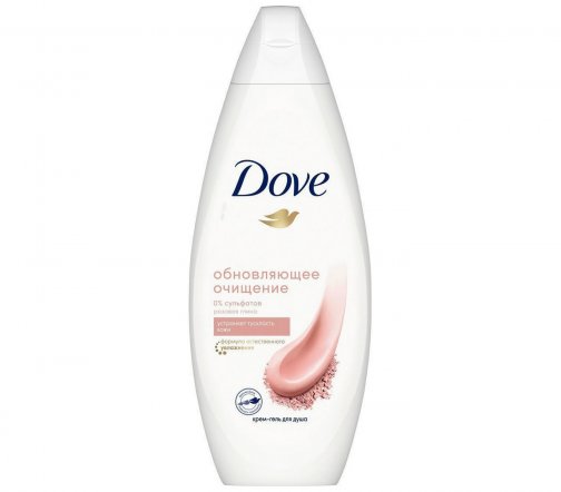 Dove Крем-гель бессульфатный для душа Розовая глина 250мл