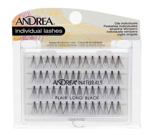 Andrea Individual Naturals Long Black Пучки ресниц безузелковые длинные