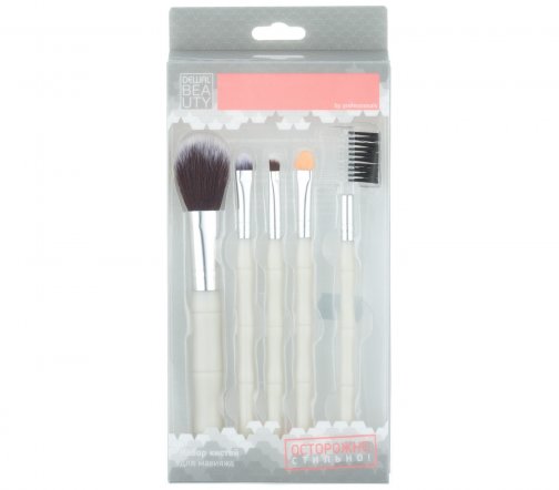 Dewal Beauty Набор косметических кистей Соты 5шт BS-5158