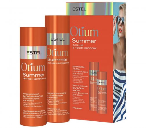 Estel Otium Summer Набор Солнце в твоих волосах Шампунь-Fresh 200мл+Бальзам-маска 200мл