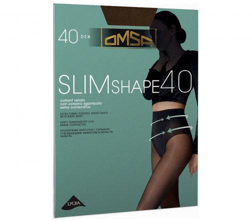 Omsa Колготки Slim Shape 40 den XL Nero