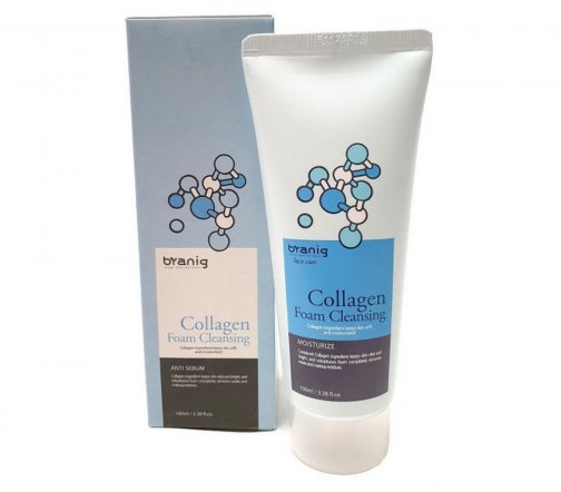 Branig Foam Cleansing Anti Sebum Пенка для умывания с коллагеном 100мл