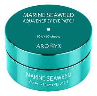 Aronyx Eye Patch Marine Seaweed Aqua Energy Патчи для глаз гидрогелевые успокаивающие с морскими вод