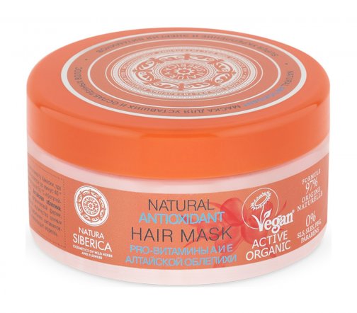 Natura Siberica Antioxidant Маска для уставших и ослабленных волос 300мл