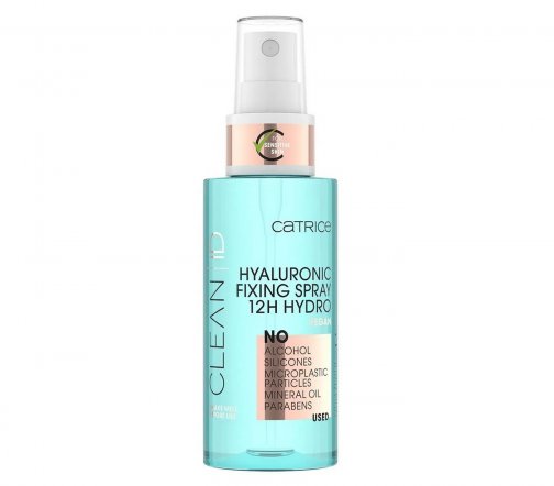 Catrice Спрей для фиксации макияжа Clean ID Hyaluronic Fixing Spray 12H Hydro 50мл
