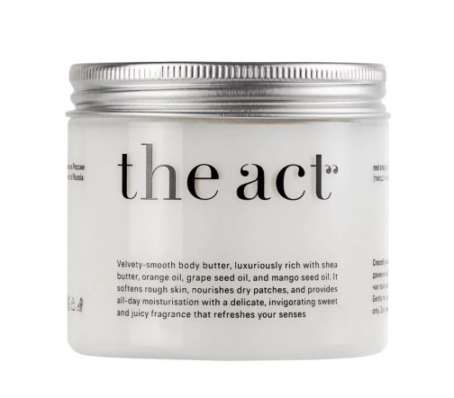The Act  Масло твердое для тела красный апельсин