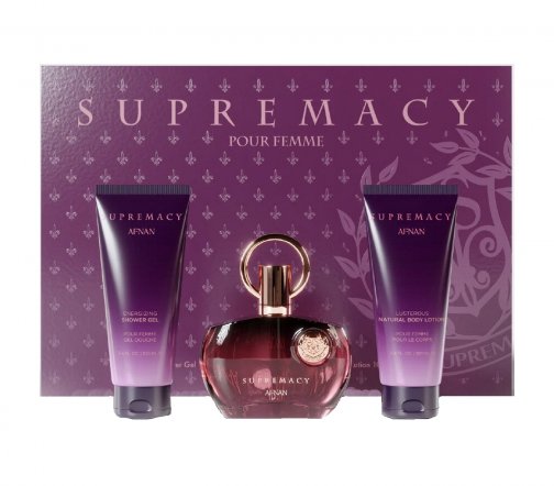 Afnan Supremacy Purple Набор Парфюмерная вода 100мл+Гель для душа 100мл+Лосьон для тела 100мл