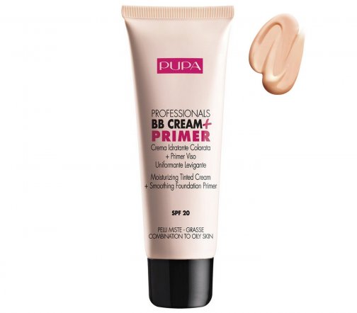 Pupa Тональный крем BB Cream+Primer для жирной и комбинированной кожи SPF20