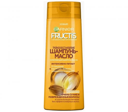 Garnier Fructis Шампунь-масло Тройное восстановление 400мл