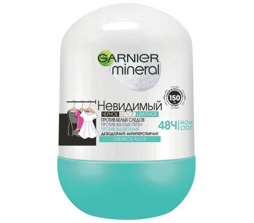 Garnier Body Mineral Дезодорант-ролик Невидимый Свежесть алоэ 50мл