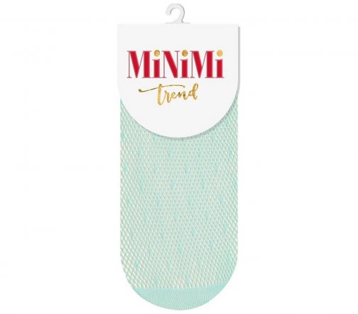 Minimi Носки Trend Rete Pois сетка One Size Menta