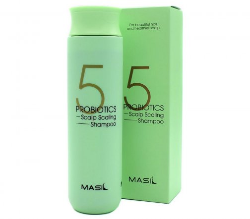 Masil 5 Probiotics Scalp Scaling Шампунь для глубокого очищения кожи головы с пробиотиками 300мл