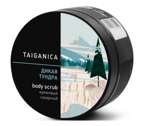 Taiganica Скраб сахарный для тела Дикая тундра 250гр
