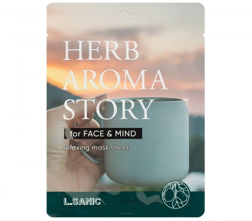 L.Sanic Herb Aroma Story Маска тканевая с экстрактом бергамота и эффектом ароматерапии 25мл