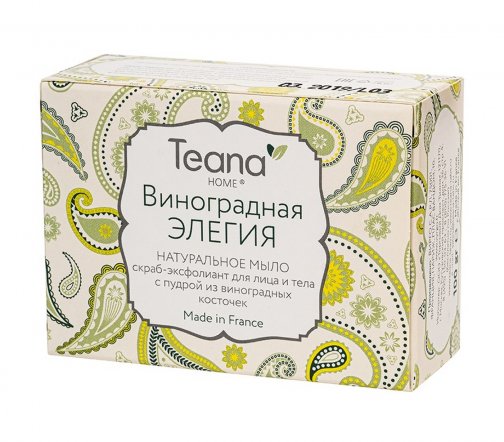 Teana Мыло натуральное Виноградная Элегия 100гр