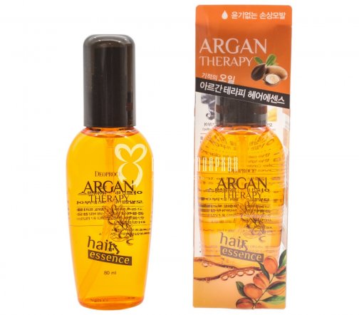 Deoproce Argan Therapy Hair Essence Эссенция для волос с аргановым маслом 80мл