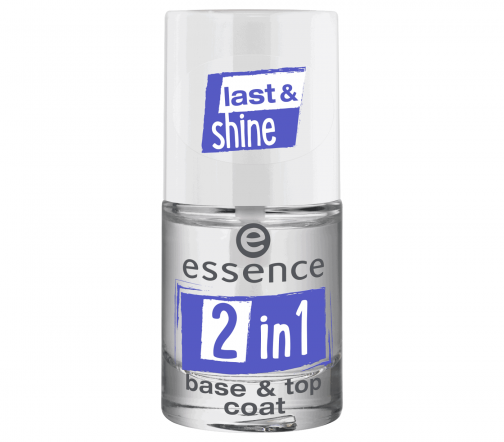 Essence Покрытие для ногтей база и топ Last&Shine 2 In 1