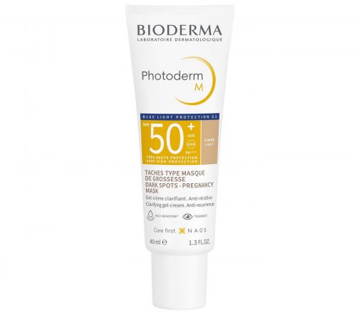 Bioderma Photoderm М (Фотодерм М) Крем-гель солнцезащитный SPF50+ Светлый оттенок 40мл